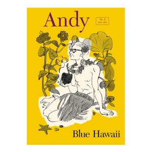 Typex Andy Gesigneerde Prent Blue Hawaii - Zeer Gelimiteerde Oplage Typex Andy Gesigneerde Prent Blue Hawaii - Zeer Gelimiteerde Oplage